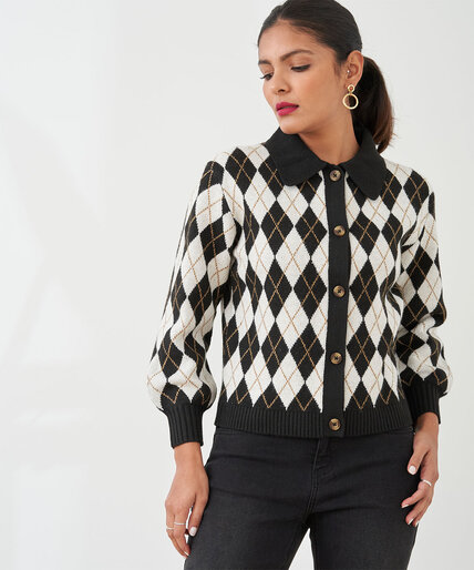 Collared Button Cardigan Image 6