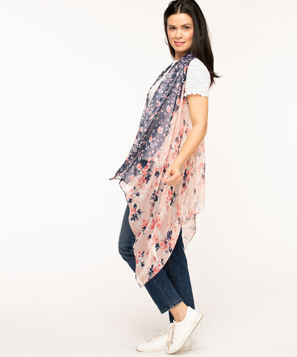 Soft Floral Sleeveless Cover-Up Image 2