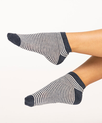 Navy/Grey Ankle Sock 3-Pack Image 2