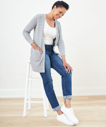 Cable Knit Cardigan Image 1