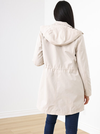 Anorak Coat with Removable Hood Image 3