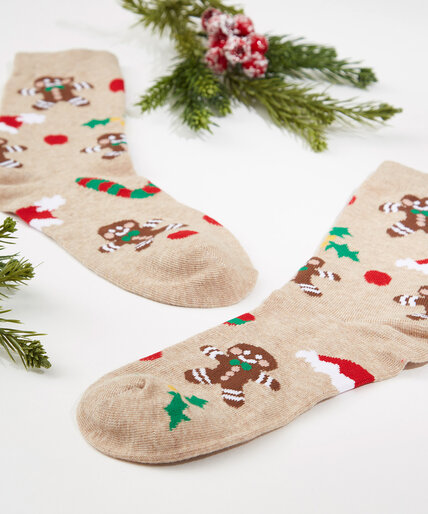 Gingerbread Man Socks Image 3