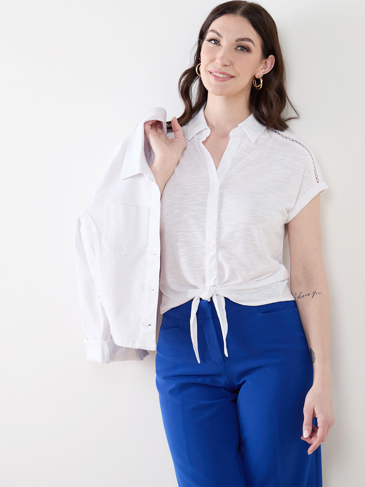 Tie Front Top
