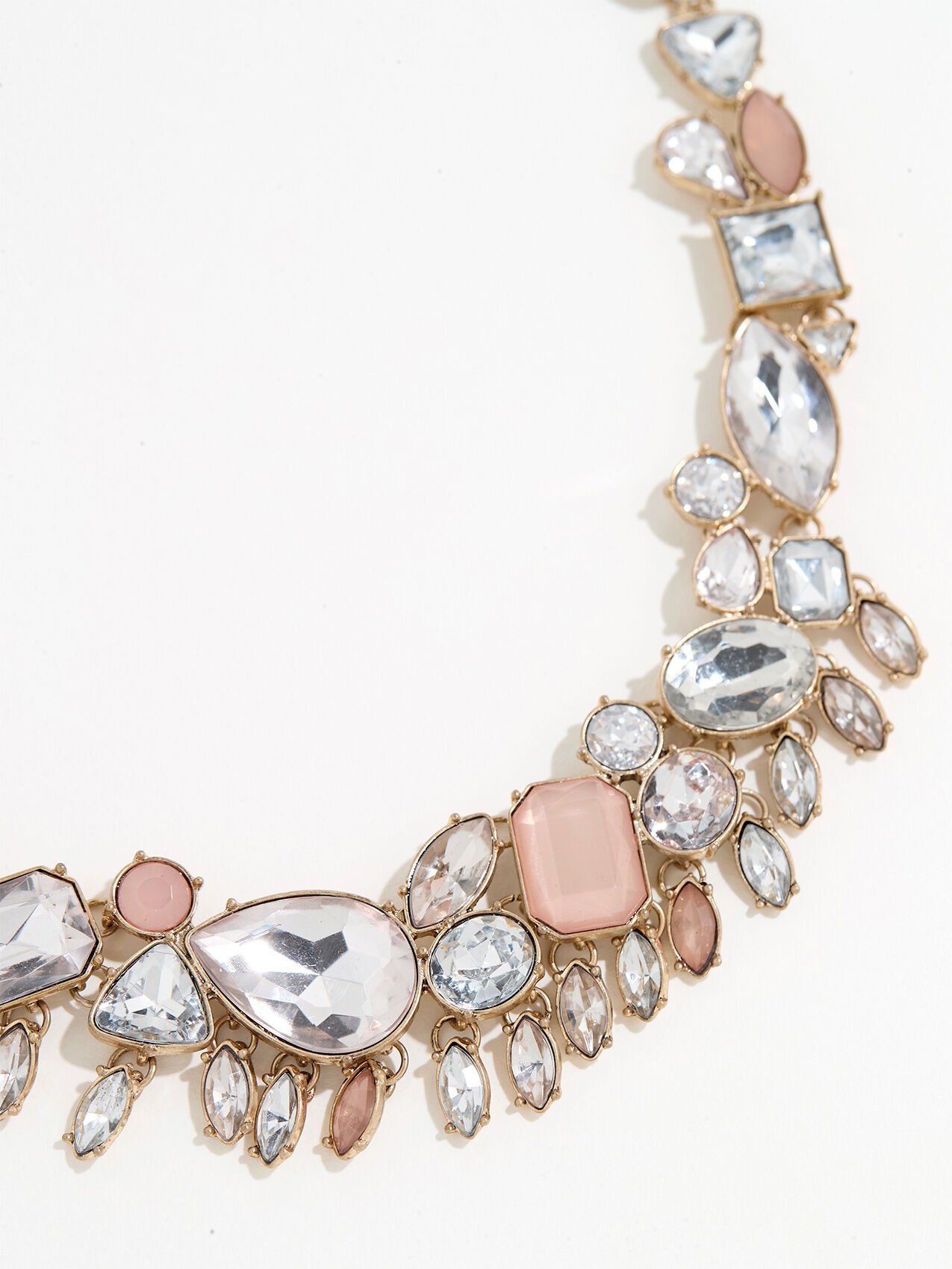 Iridescent statement necklace hot sale
