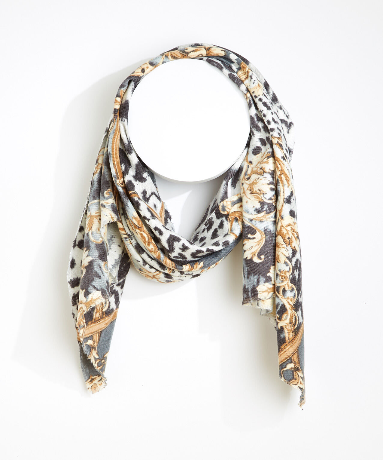 Leopard sales print scarf
