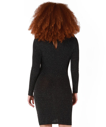 Dex Ruched Side Shimmer Dress Image 2