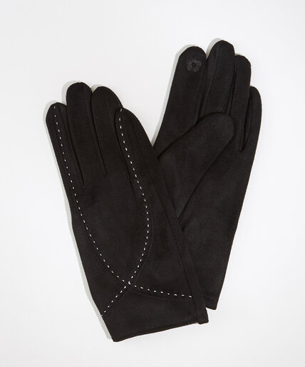 Suede Touchscreen Gloves Image 1