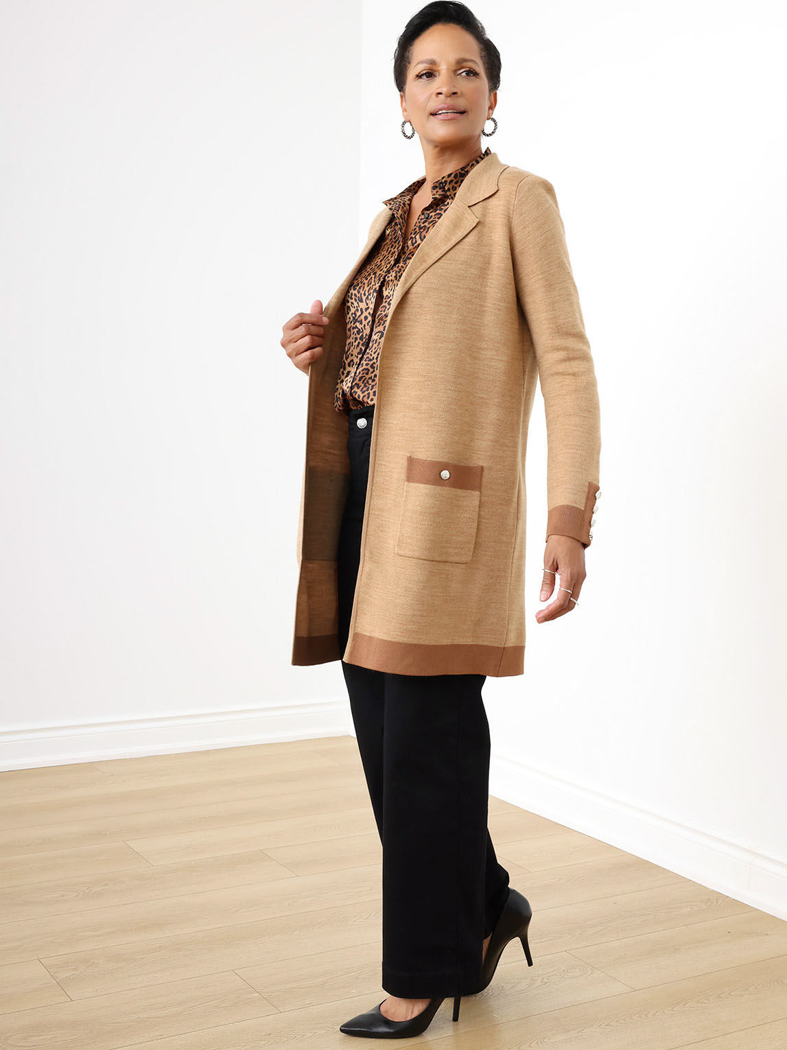 Knit coatigan online