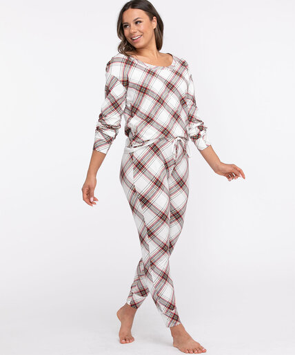 Scoop Neck Jogger Pajama Set Image 1