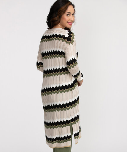 Long Sleeve Open Front Cardigan Image 3