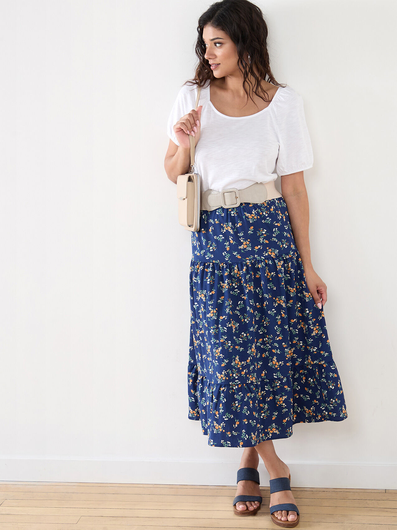 Petite gauze skirts deals