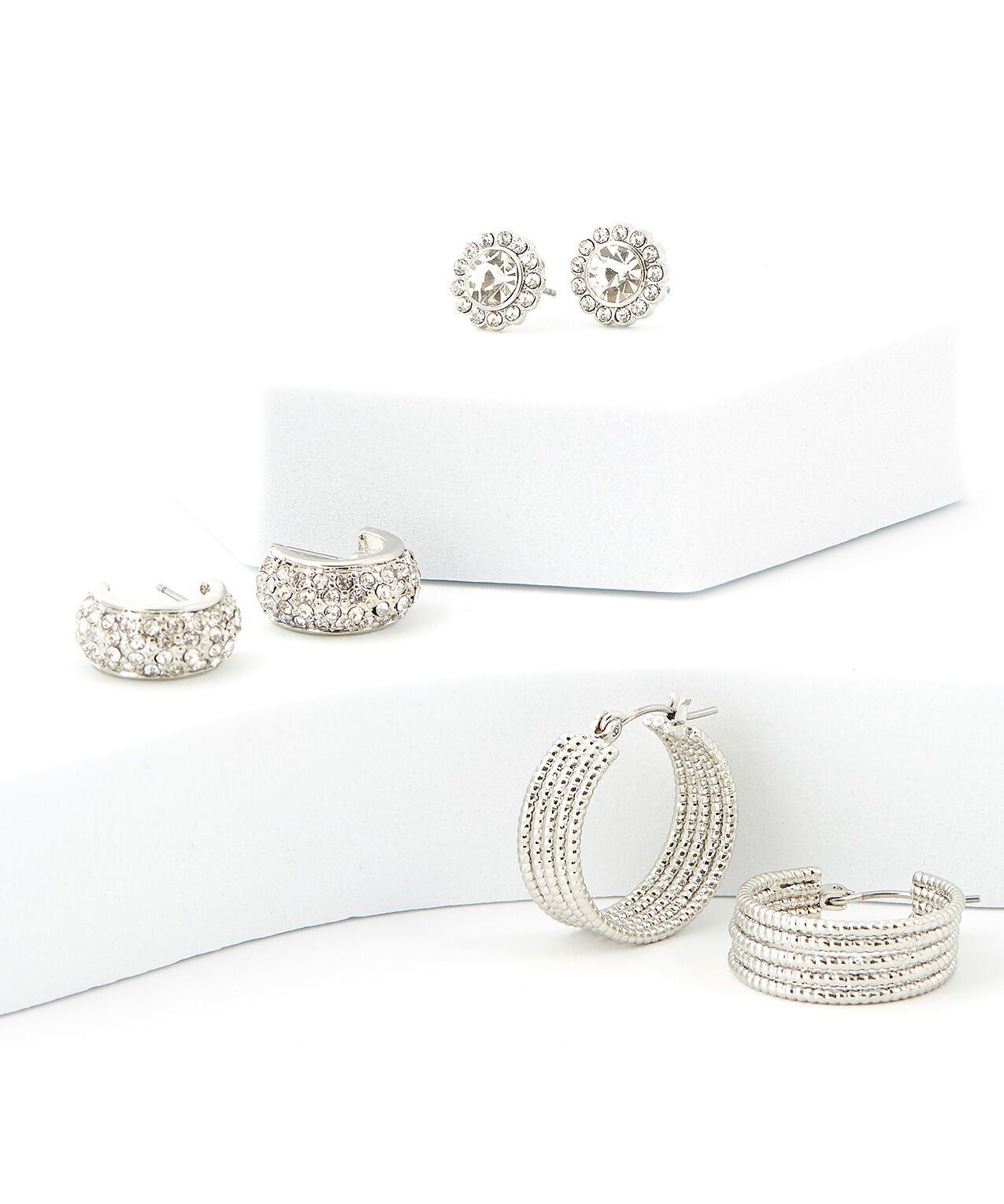 Earrings discount silver design