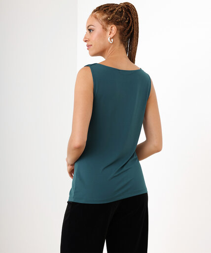 Sleeveless Cowl Neck Knit Top Image 4