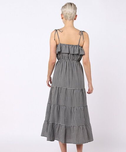 Dex Ruffled Neckline Maxi Dress Image 2