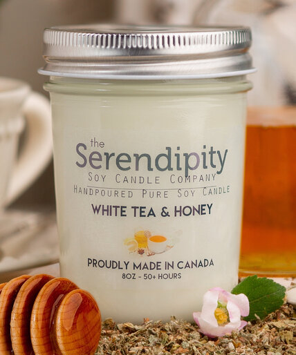 White Tea & Honey Soy Candle Image 2