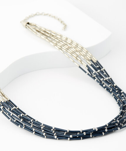 Layered Medium Length Multi-Beaded Necklace Image 2
