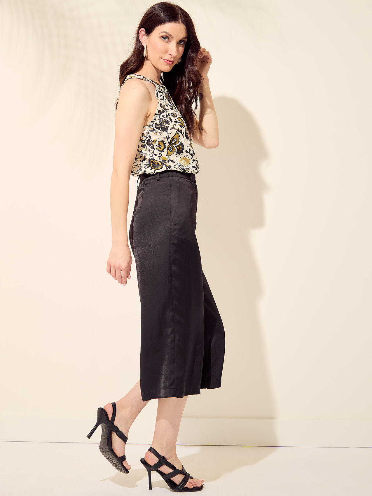 Petite Air Flow Wide Crop Pants Cleo 4000010090