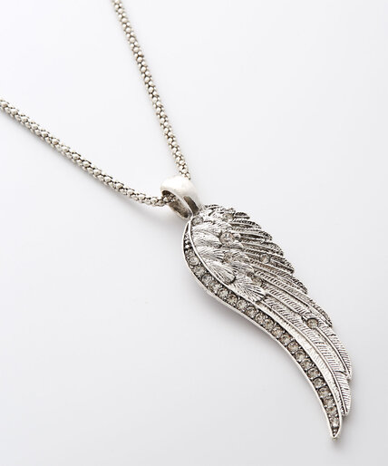 Angel Wing Pendant Necklace Image 2