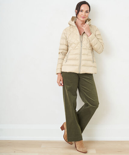 Pearlized Packable Down Coat Image 1