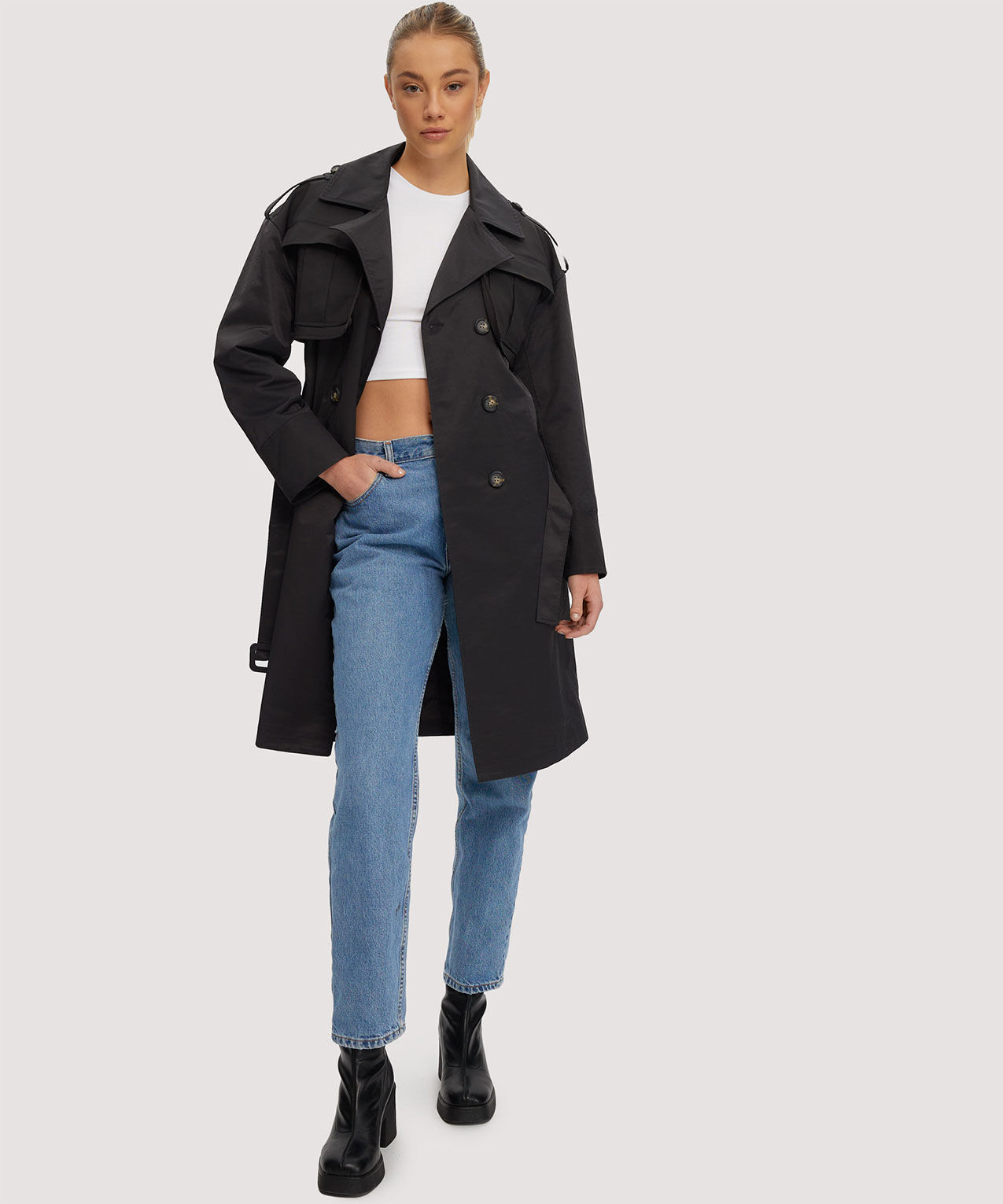 Noize Frederique Trench Coat