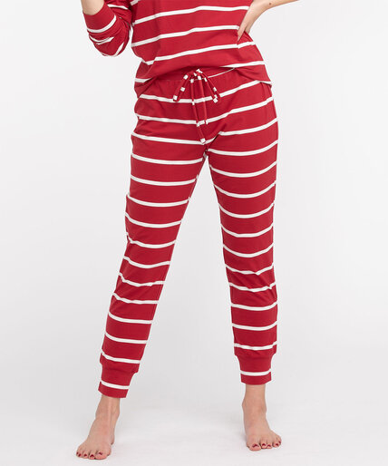 V-Neck Jogger Pajama Set Image 4