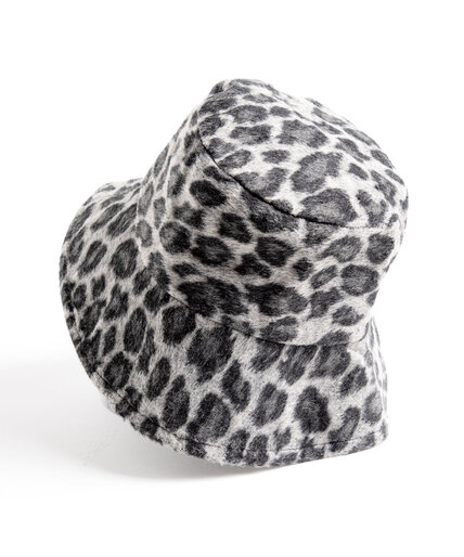 Leopard Felt Bucket Hat Image 3