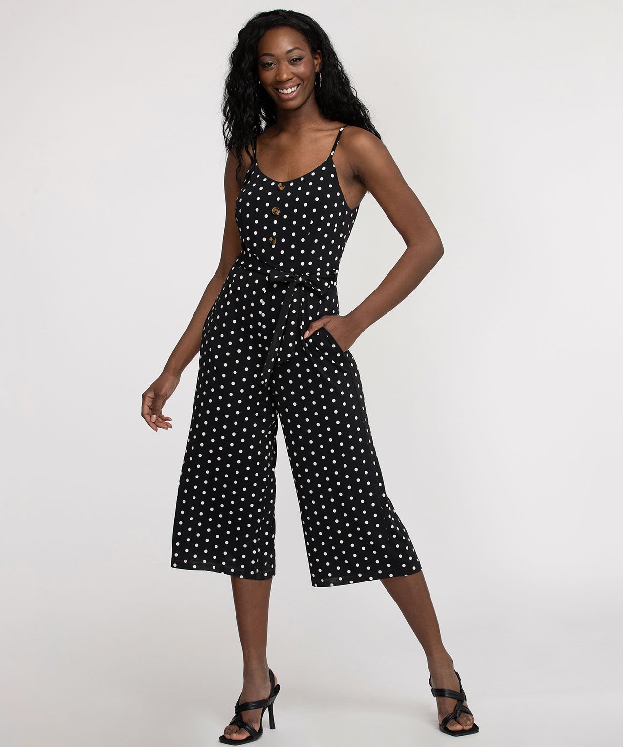 Cropped Wide Leg Jumpsuit Cleo 4000005802