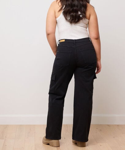 Lilly Wide Cargo Classic Yoga Jeans