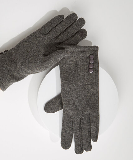 Knit Touch-Screen Gloves Image 1