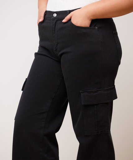 Lilly Wide Cargo Classic Yoga Jeans Image 6
