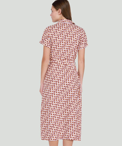 Dex Buttoned Linen Shirt-Dress Image 3
