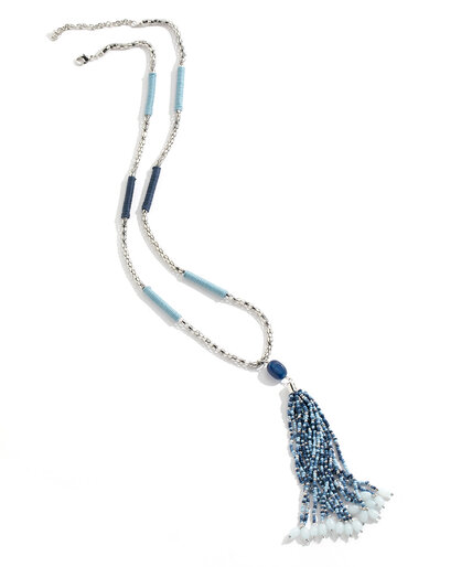 Beaded Tassel Necklace Image 3