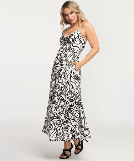 Bow Front Maxi Dress Image 2