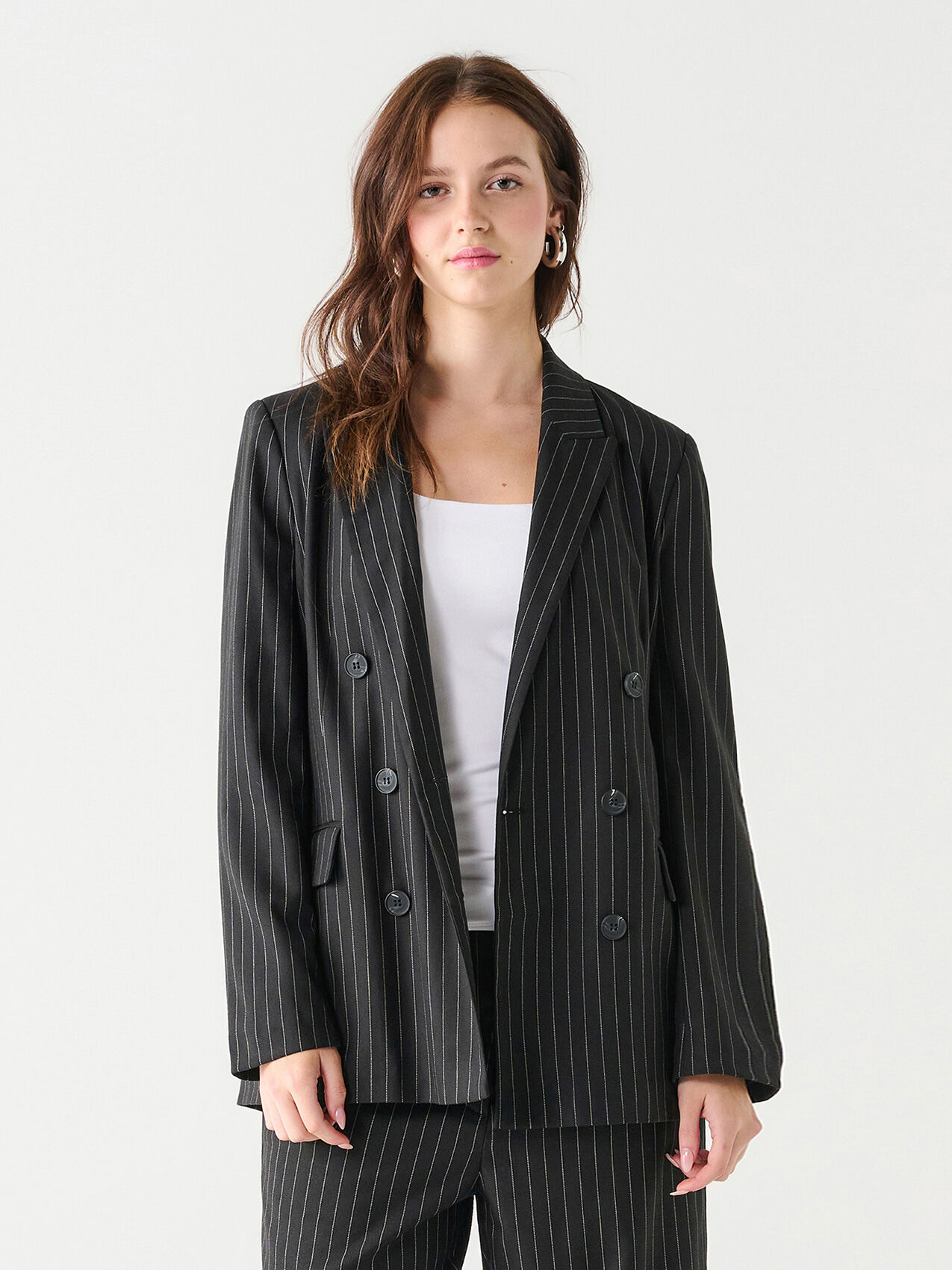 Double Breasted Blazer by Black Tape