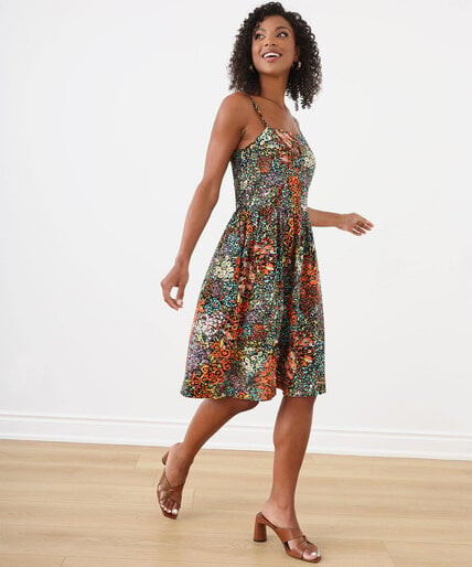 Petite Fit and Flare Dress Image 1