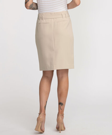 Pocketed Pencil Skirt Image 4