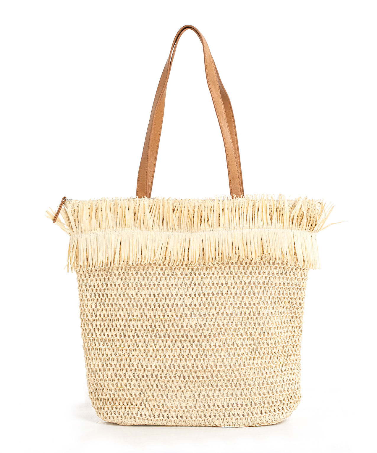 Lined straw bag shop