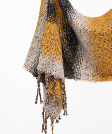 Striped Boucle Scarf Image 3