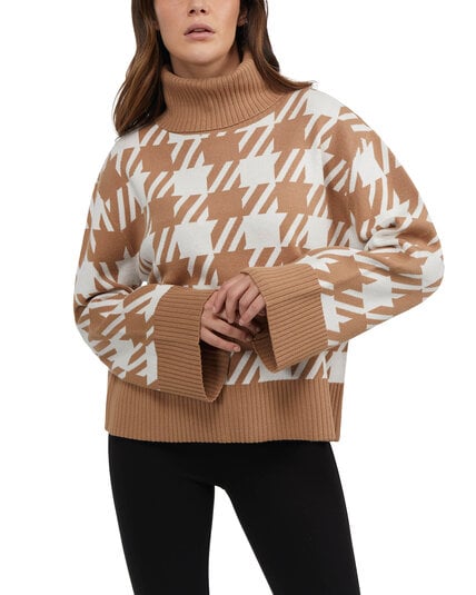 Wide-Sleeve Turtleneck Sweater by Laundry Image 1