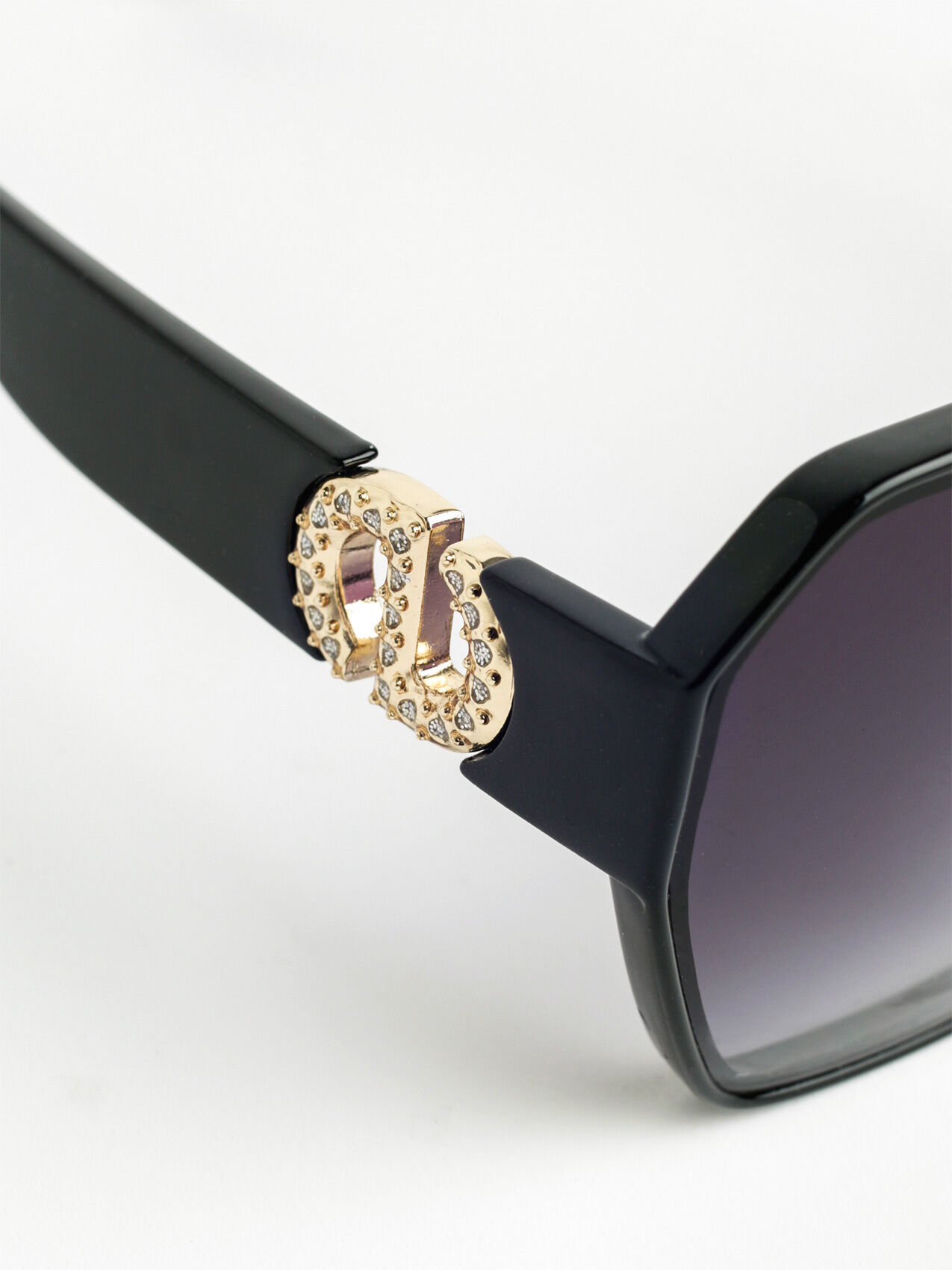Black versace sunglasses with rhinestones shop