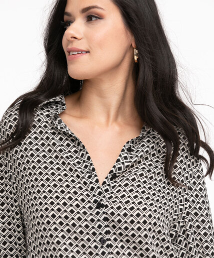 Essential Collared Button Front Blouse Image 3