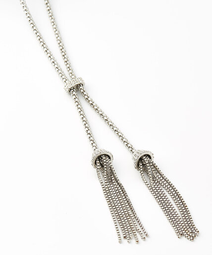 Long Y-Neck Chain with Tassels Image 3