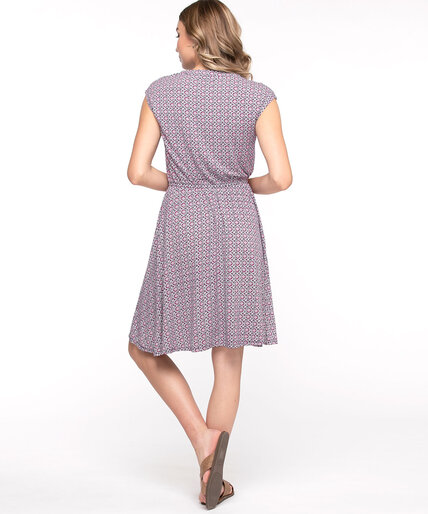 Short Sleeve Printed Dress Image 4