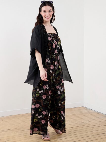 Embroidered Floral Jumpsuit Image 6
