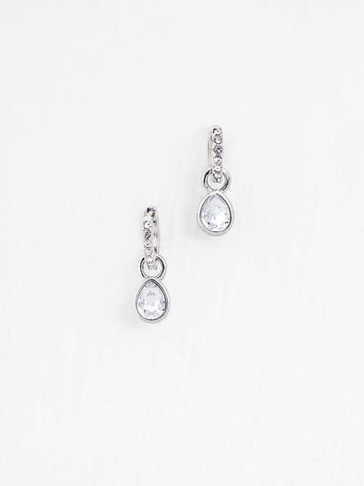 Small Silver Hoops with Interchangeable Charms
