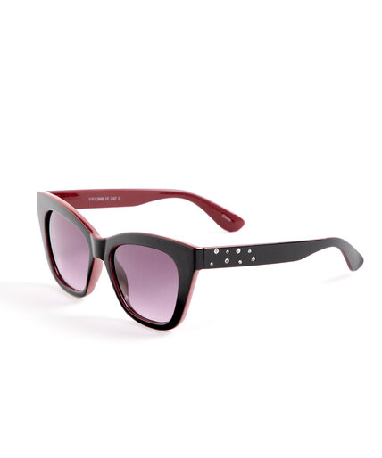 Black Red Cateye Sunglasses Image 1