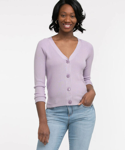 Low Impact Button Front Cardigan Image 3