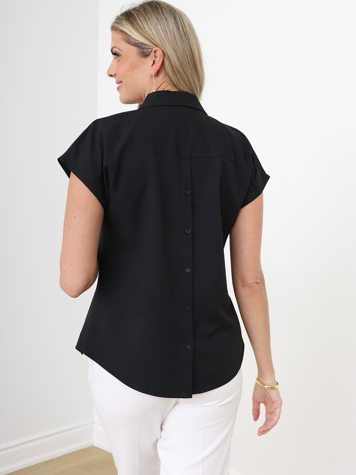 Black short sleeve clearance