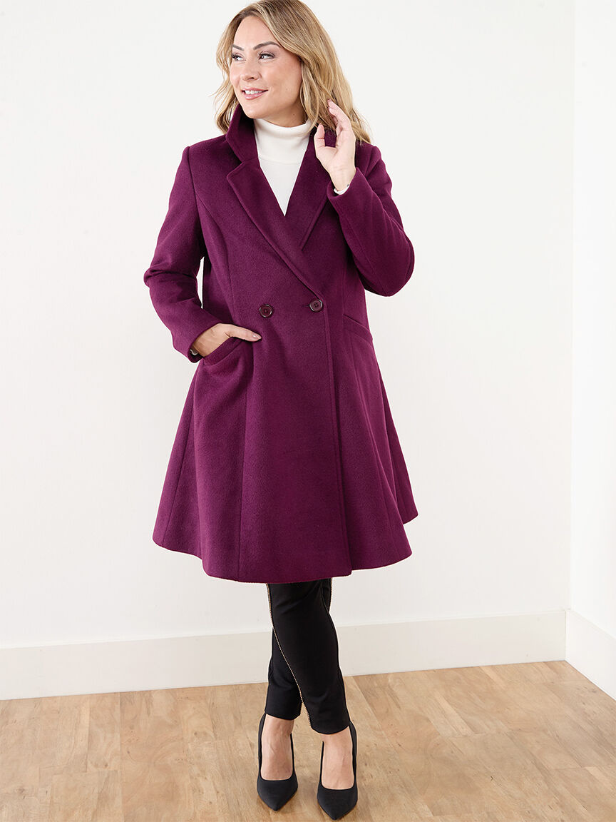 Petite Fit and Flare Coat Cleo 4000010589