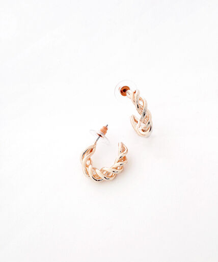 3-Pack Small Multi-Design Hoop Earrings Image 3
